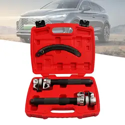 Generic Coil Spring Compressor Tool Set for Car SUV Easily Install Accessories with Carry Case Professional Sturdy with Bracket