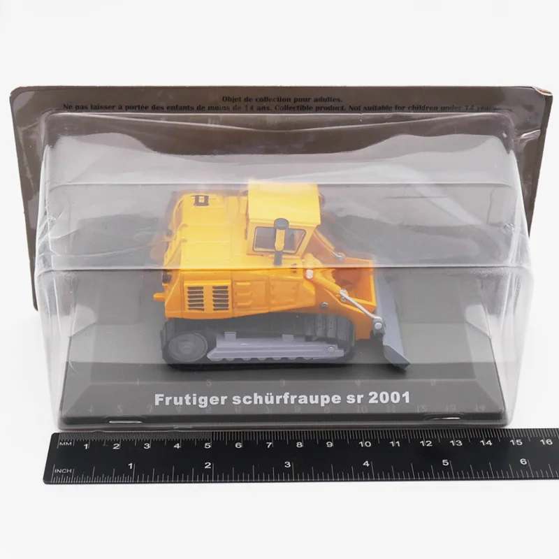 

1:72 Scale IXO Frutiger Schurfraupe SR 2001 Alloy Crawler Scraper Model Diecast Simulation Toy Collection Static Model