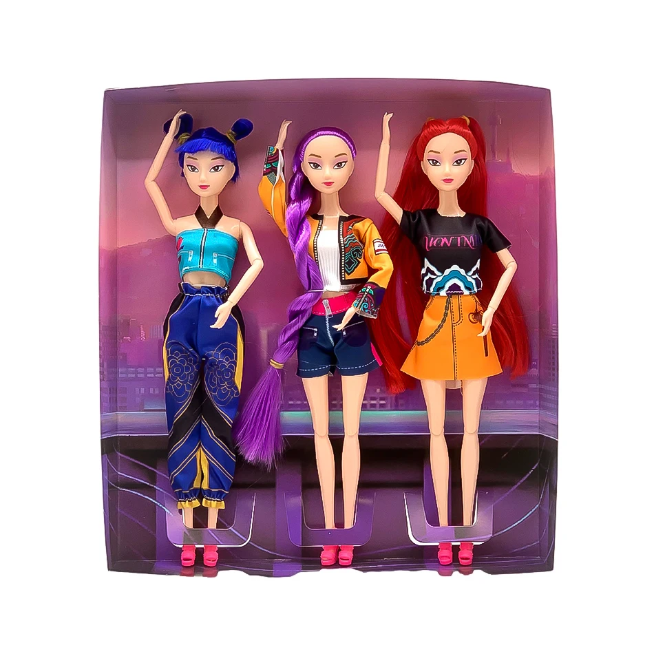Anime KPop Dämonenjäger Puppe Vinyl Spielzeug Rumi Mira Zoey Charakter Vinyl Maske Figur Geburtstagsgeschenk Fan Club Geschenke