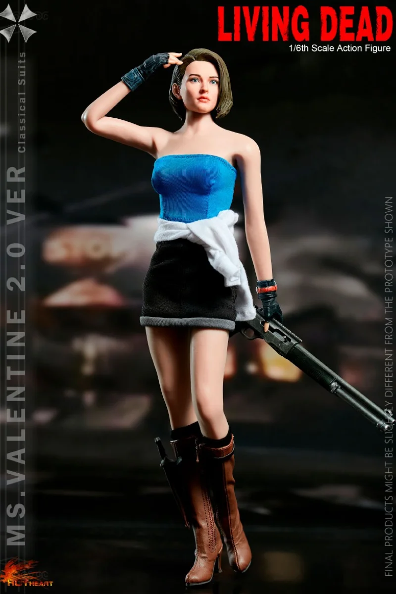 Hot Heart Fd009 1/6 Resident Evil Village Biohazard Village Jill Valentine Action Figure Movable Joint Soldier Model Toys