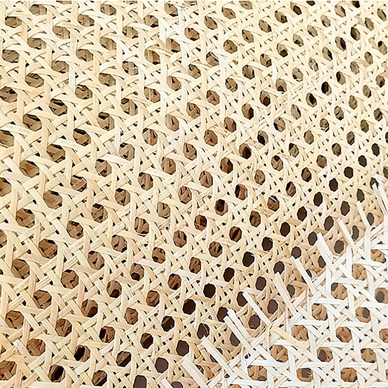 Natural Indonesian Real Rattan Wicker Cane Webbing Roll Furniture Chair Table Repair Material Cabinet Door Ceiling Wall Decor image 4