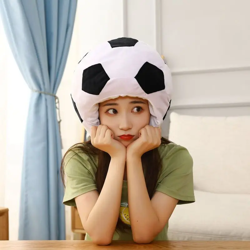 

Football Hat Cartoon Headwear Funy Cute Festival Halloween Carnival Party Anime Cosplay Unisex