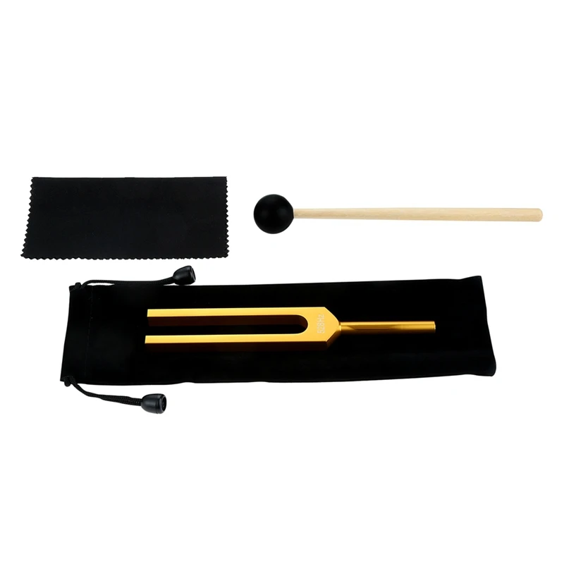 Promotion! Aluminum Alloy Tuning Fork Set Sound Therapy Instrument Musical Instrument Accessories Relieve Work Stress