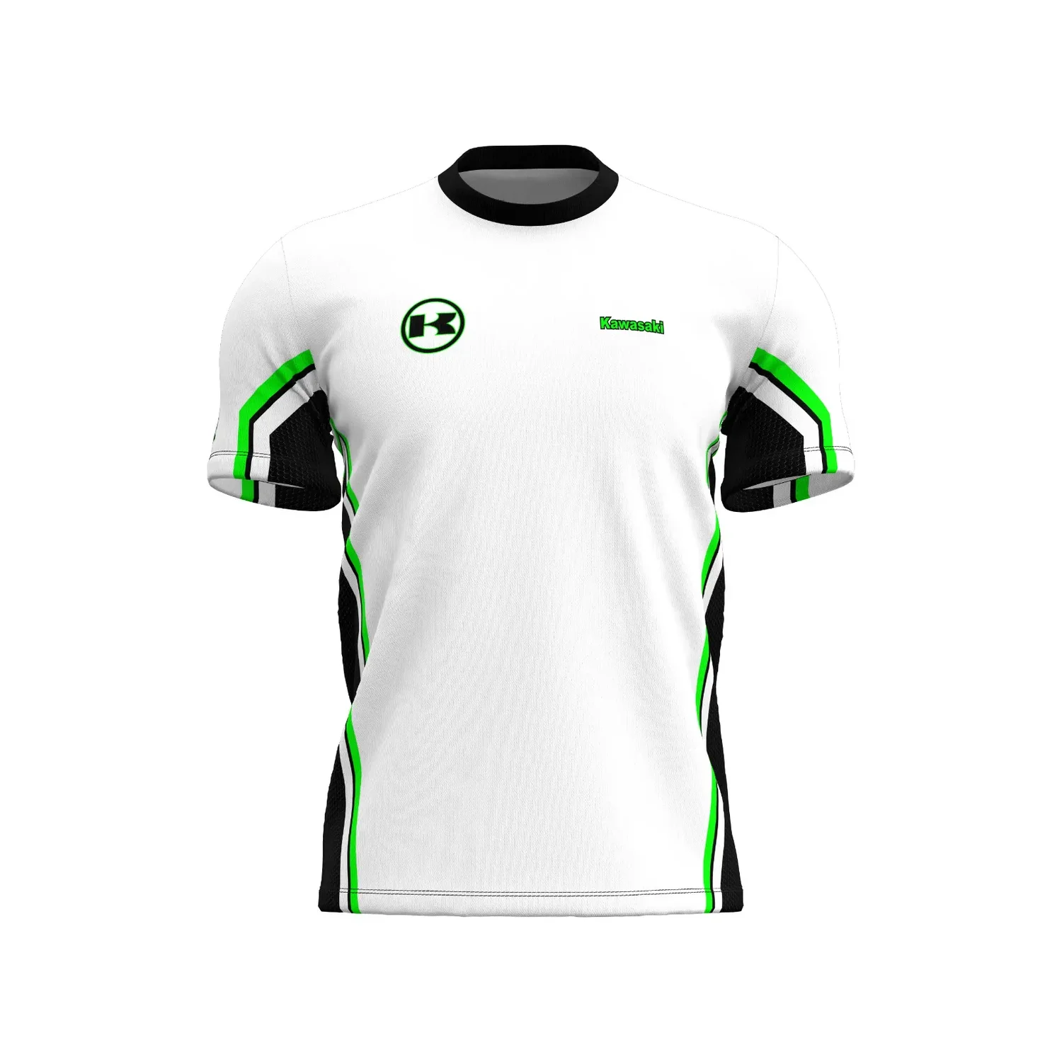 

Kawasaki Ninja 250r 300 400r T-shirt Unisex Outdoor Cycling Summer Classic Tee Adults Loose Exercise Off-road Motorcycle Jersey