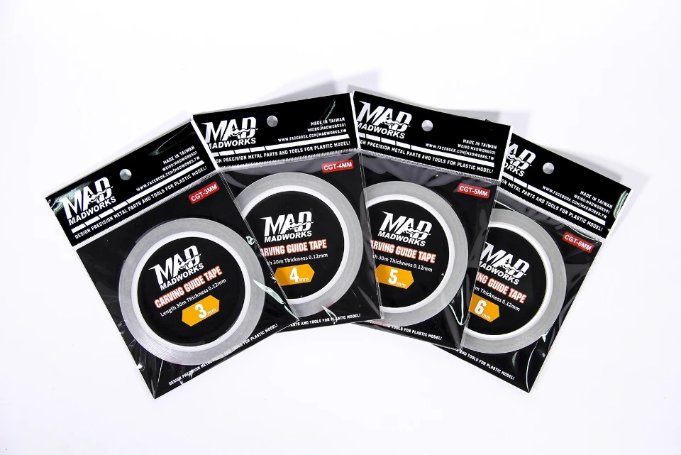 

Лента с жесткими краями с гравировкой, аксессуары для инструментов для изготовления моделей MADWORKS, посвященная 3 мм/4 мм/5 мм/6 мм/10 мм