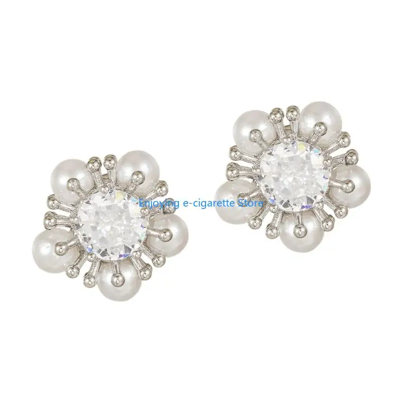 Schöne Blumenmuster-Ohrclip-Akzent-Kopfhörer-Aussehensverzierungen für Freeclip 1 2 Sound-Equipment Y4QF – Detail 3