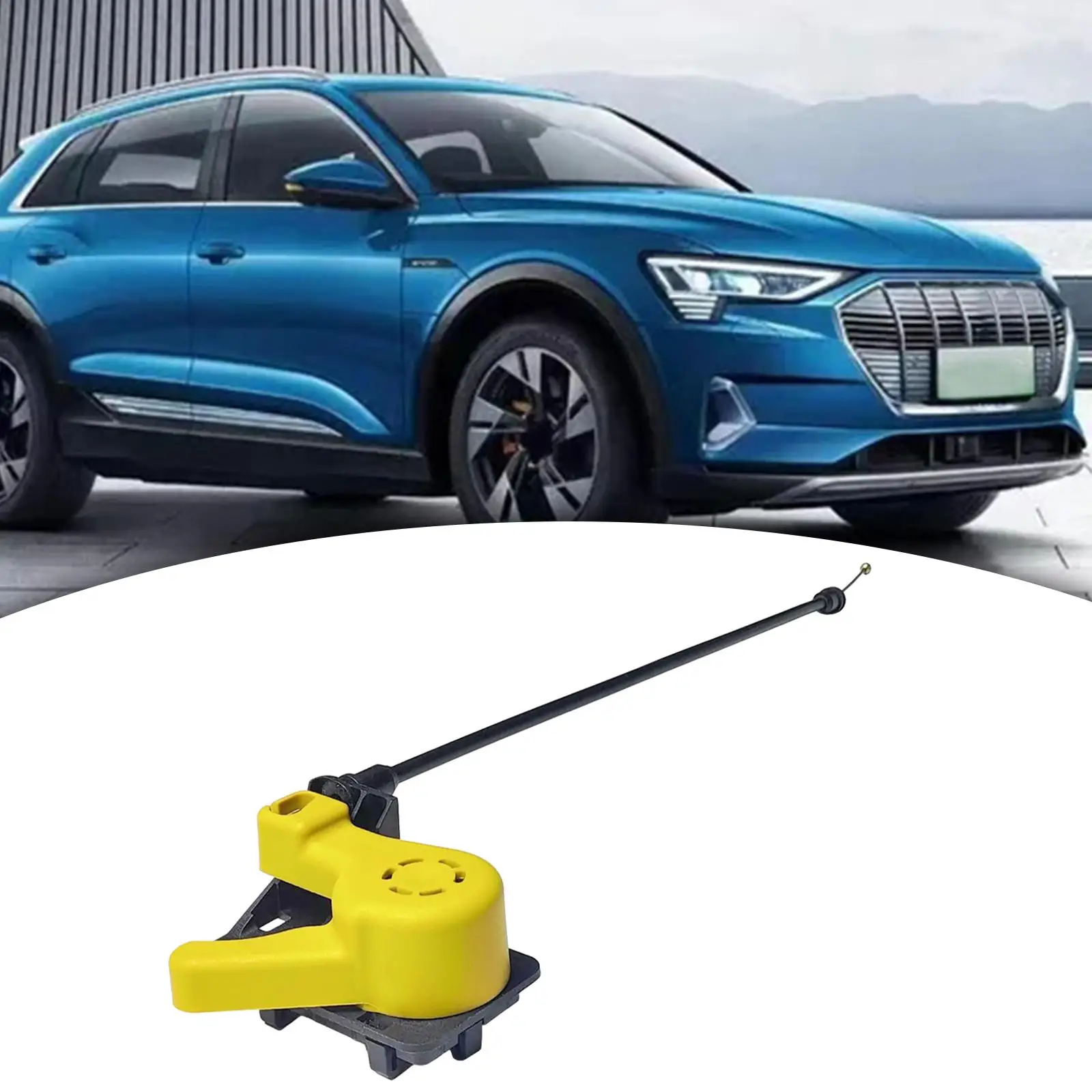 Hood Latch Release Pull Handle Cable Lever Auto Exterior Parts Replaces Easy to Install CV6Z16A770A for Ford Focus 12-16