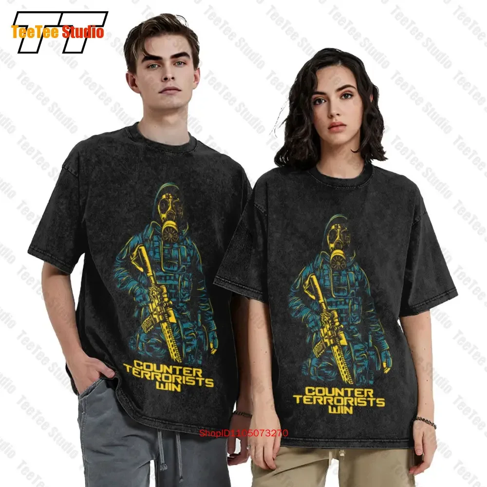 Counter Strike Csgo Inspired Gaming Vintage Oversized T-Shirt 8WEG