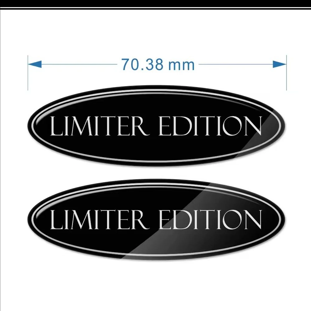 For BMW Audi Honda Opel Lada Toyota Chevrolet Hyundai Chrome Limited Edition Emblem Badge Deca   Car 3D Stickersl