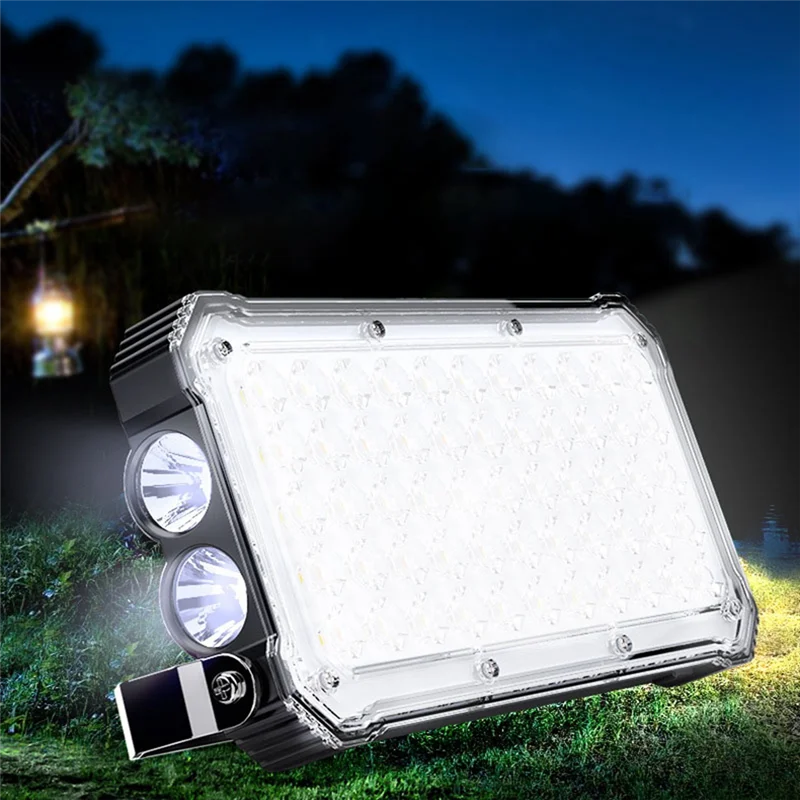20000Mah Multi-Functional Camping Light LED แบบพกพาวงเล็บเต็นท์ไฟฉุกเฉินชาร์จ USB Outdoor-AT64