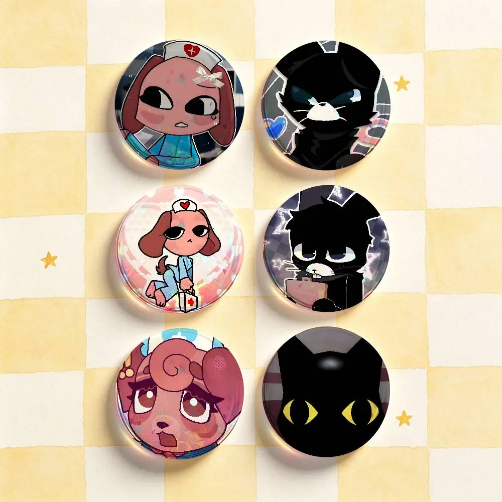 A-Animal Hospital Badges 25 32 44 58 75 mm Round Customizable Wholesale Fan goods Self-made fan freebies
