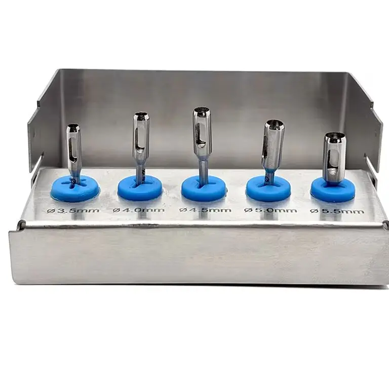

set Dental Implant Tissue Punch Gingival Ring Cutter Dental Stainless Steel Tissue Punch Surgical Instrument Material