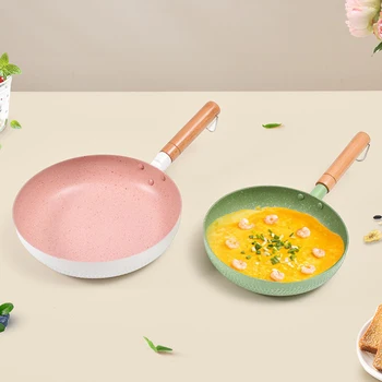 홈 스테이크 팬케이크 팬, 계란 팬, 가스 스토브, 내구성 만능 냄비, 20 cm, 24cm 웍 팬, 붙지 않는 팬 유도 쿠커