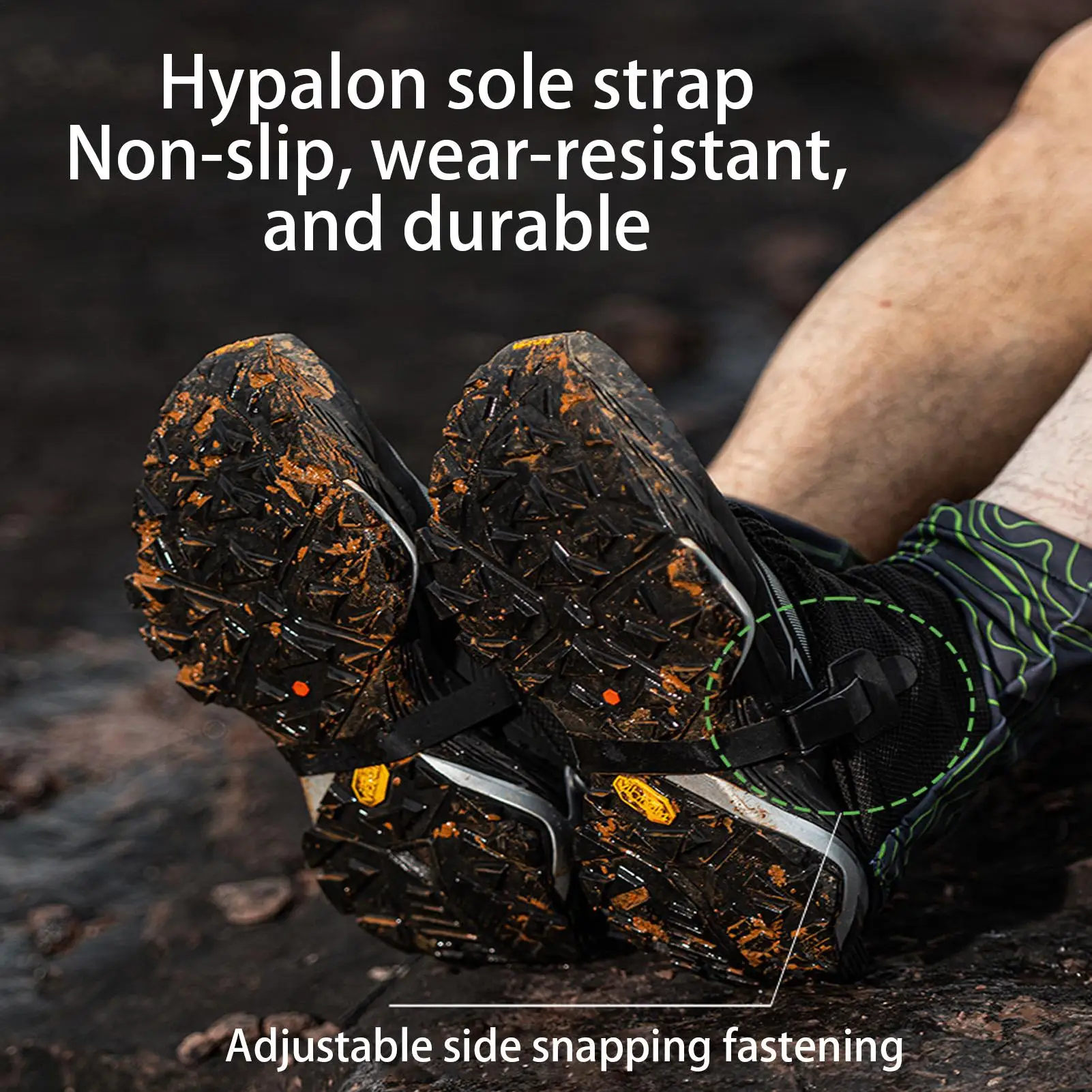 Shoe Gaiters Sandproof Breathable Protector 1 Pair Snow Legging Gaiters For Mountaineering Desert Running Camping Outdoor Travel
