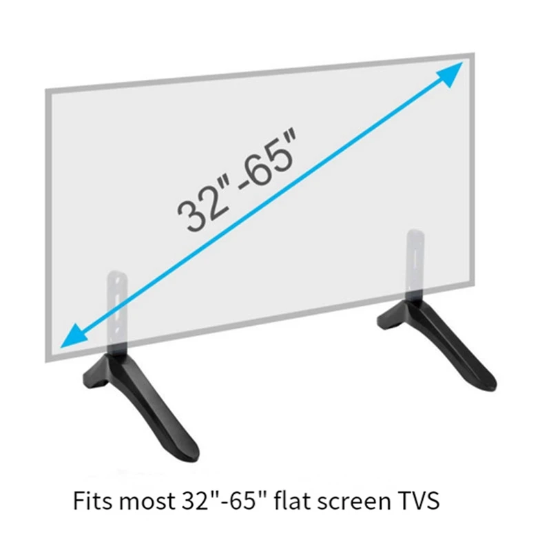 Universal LCD TV Television Bracket Table Holder Convenient Furniture Legs Multifunctional 2Piece