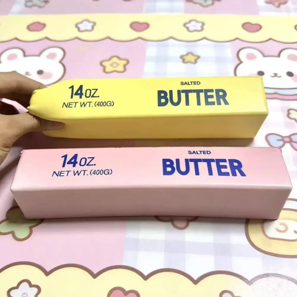 Squishy Super Big Butter Stick Slow Rising Fidget Toy Giant Butters Sticks Moist Squeeze Toy for Adults Kids Autism Girls Gifts