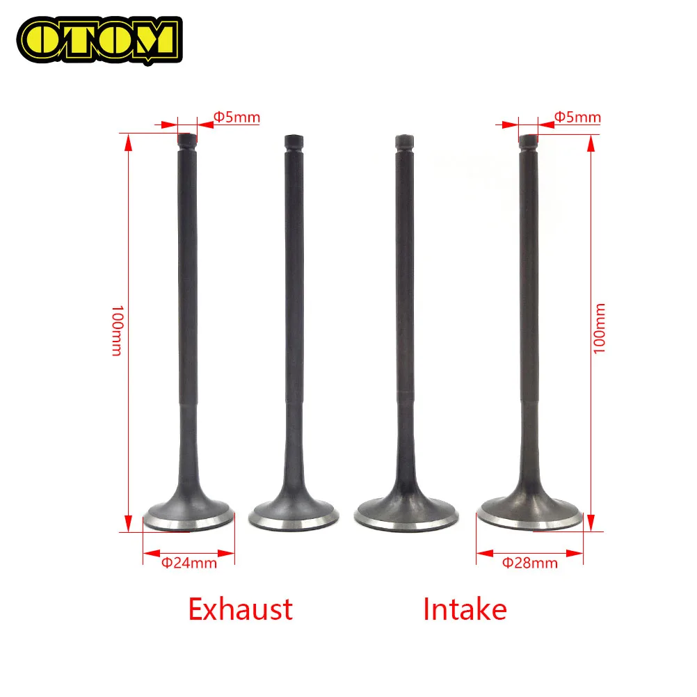 For ZONGSHEN ZS177MM NC250 Motorcycle Cylinder Intake Exhaust Valve Stem Kit KAYO BSE KEWS MOTOLAND AVANTIS GR7 GR8 HENGJIAN BRZ