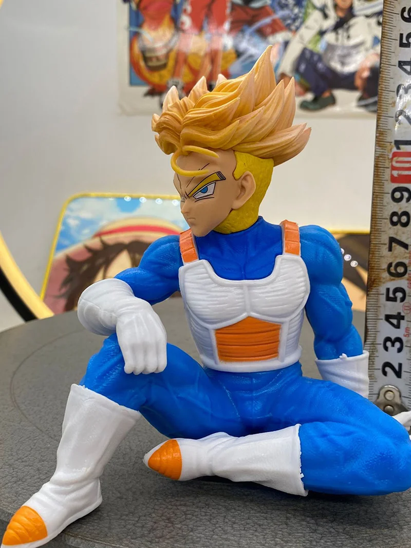 لعبة دراغون بول جذوع عمل الشكل تمثال سيارة الحلي محارب المستقبل نموذج اللعب Gk سايان الجلوس موقف Torankusu تمثال #6