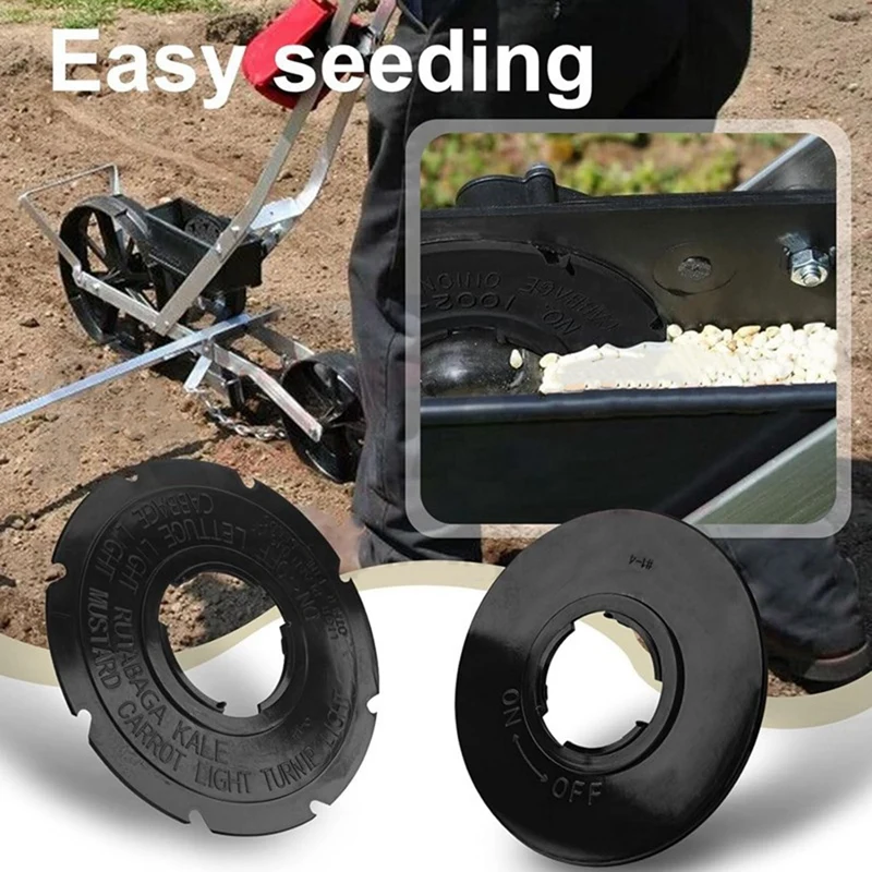 60010 Optional Seed Plate Set For E-Arthway 1001-B Garden Seeder,Fits Light Carrot,Popcorn Blank Seed Plate