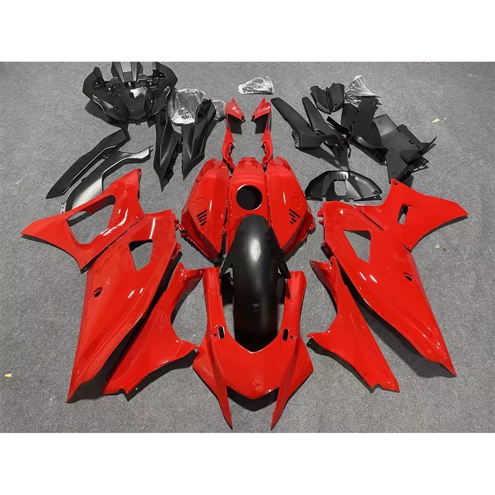 Pre-drilled ABS Injection Fairing Kit Bodywork for YAMAHA YZF R7 2022-2023 22 23 Red