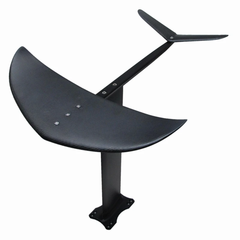 

Pure Carbon Hydrofoil Thicker Wings+Aluminum fuselage mast plate Foils for SUP Surfboards Kiteboards Hydrofoil for sale