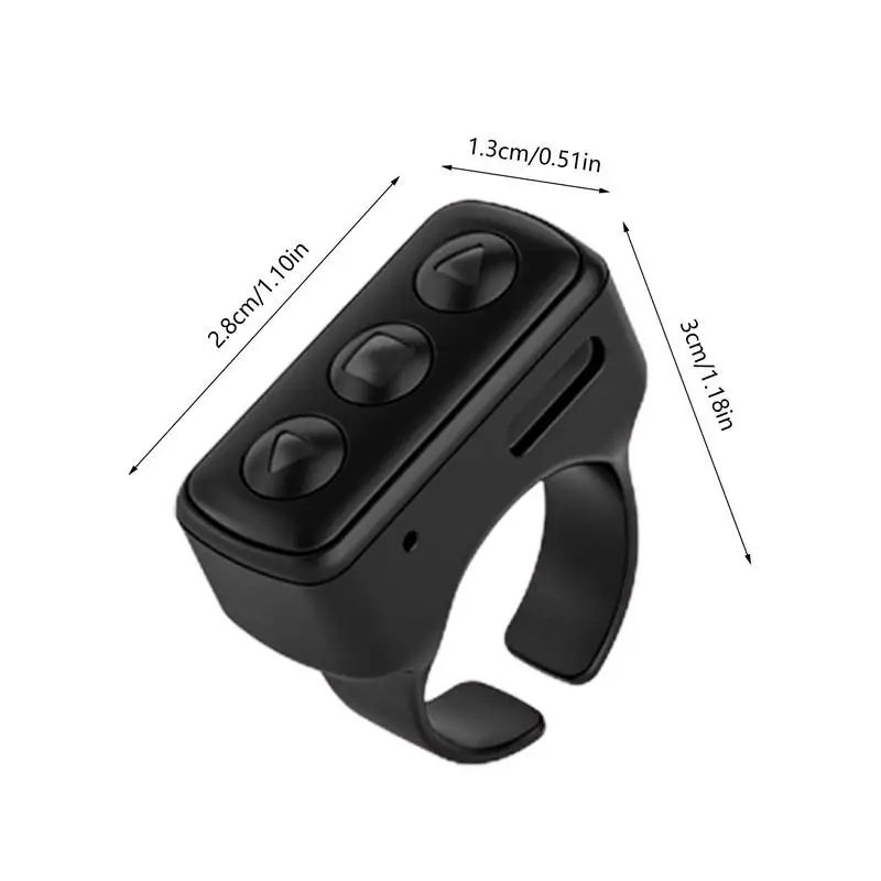 Page Turner Camera Remote Shutter Wireless Seamless Video Record Controller Connectivity Controller For Camera Selfie Video