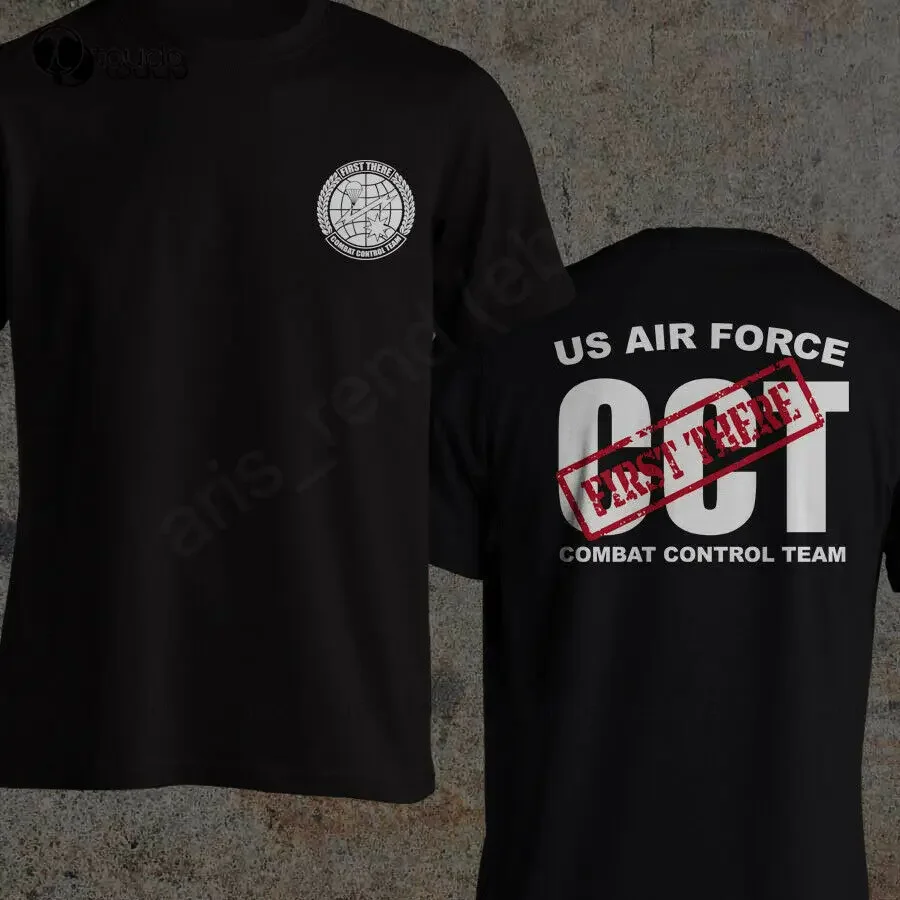 

Футболка ВВС США Combat Control Team Cct Air Commando, черно-белая рубашка