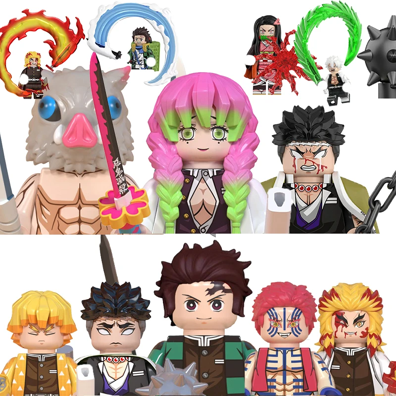 

Building Blocks Demon Slayer Nezuko Kamado Kimetsu no Yaiba Mini Figure Action Figure Desktop Collectible Birthday Gift Toy