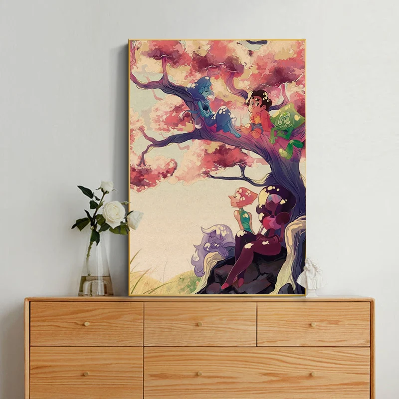 Steven Universe Art Poster For Living Room Bar Decoration Home Decor