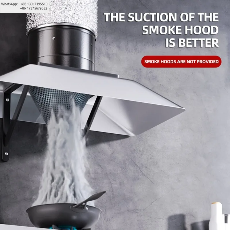 Kitchen Range Hood Ventilation System Strong Ventilator Exhaust Fan
