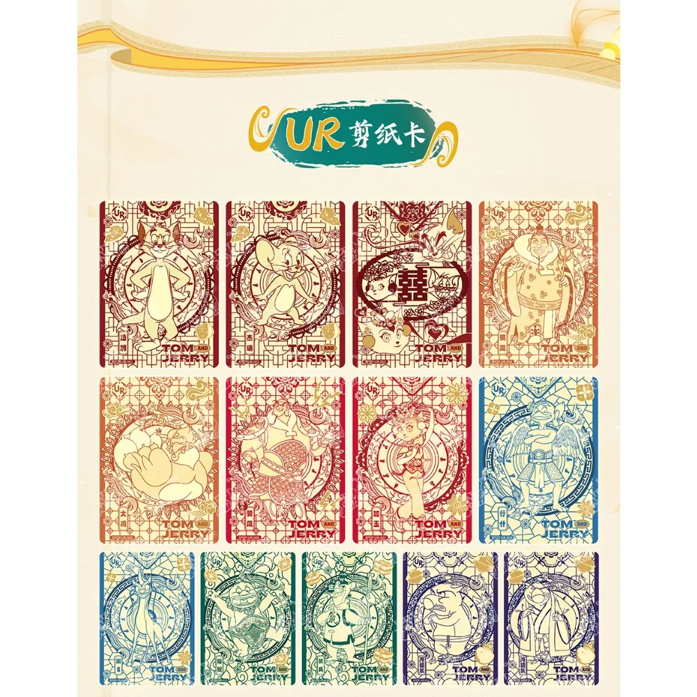 Kayou Original Tom und Jerry Sammelkarten für Kinder, amerikanische Animationsfilme, seltene limitierte Signatiekarten, kreative Geschenke