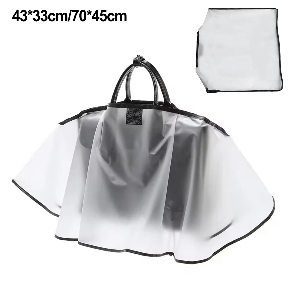 Handbag Dustproof Raincoat 43x33cm/70x35cm Rectangular/Square Frosted Waterproof Protective Cover Hiking Backpacks Accessories