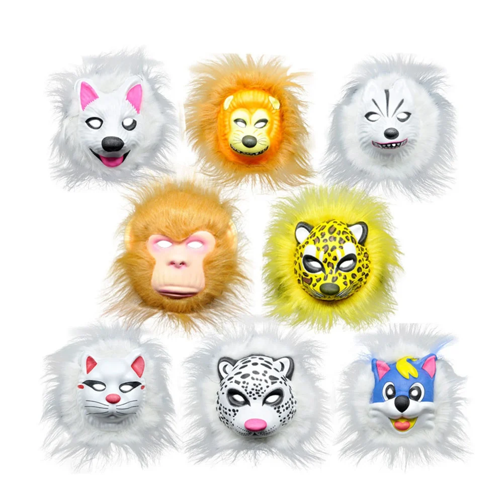 Decorazione per costumi da festa per animali Regalo per il viso per bambini Maschera per costumi per feste Maschera per giochi scolastici Bomboniera di compleanno