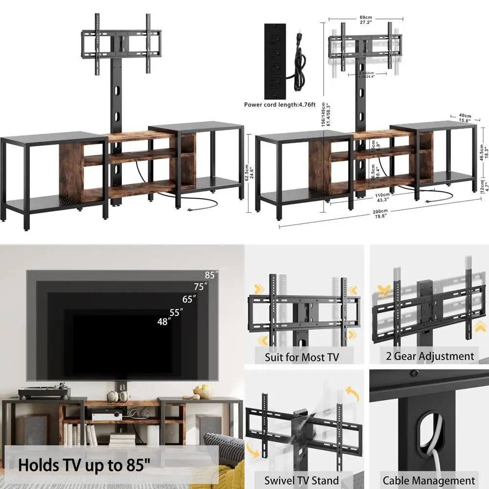 Large 79 Inch Tv St… - image