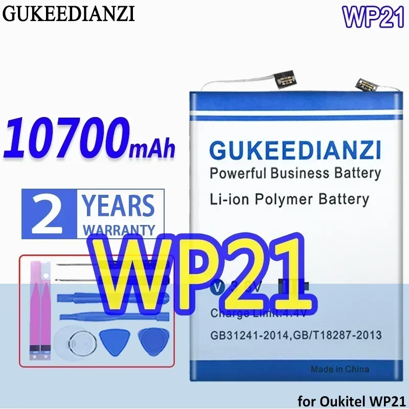 Large Capacity Replacement Batteries  WP21 (S105) 10700mAh For Oukitel WP21 Battery