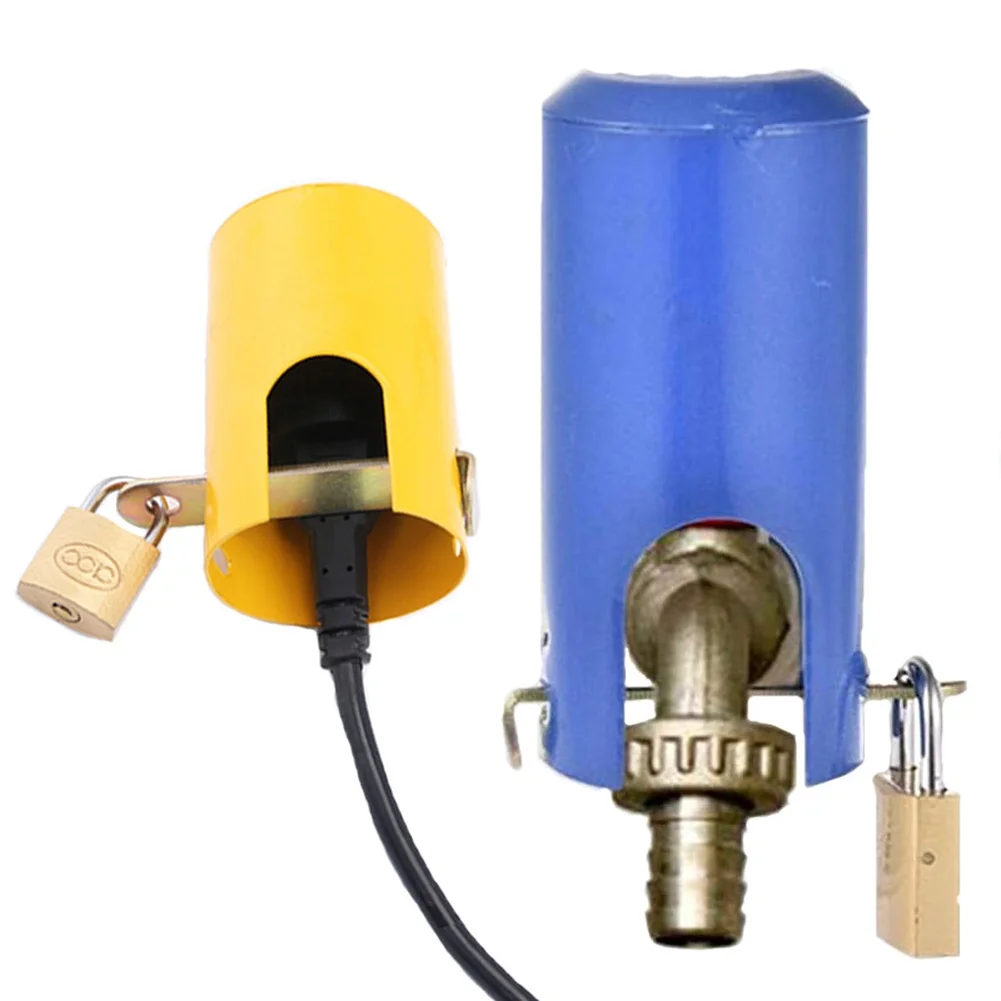 Residential Faucet Security Tap Security Cover 13*6*8cm 14*8*8cm 11*8*4cm Outdoor Faucet Lock Tamper Resistant Rust Resistant