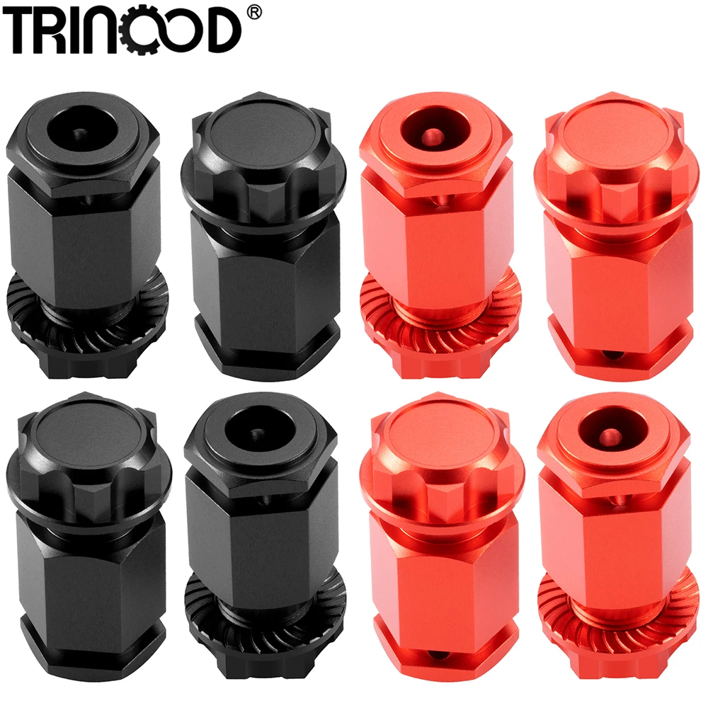 

TRINOOD 4Pcs Aluminum Alloy Extension Adapter Nut Cap +50mm for 1/5 LO-SI DBXL 2.0 Upgrade Parts