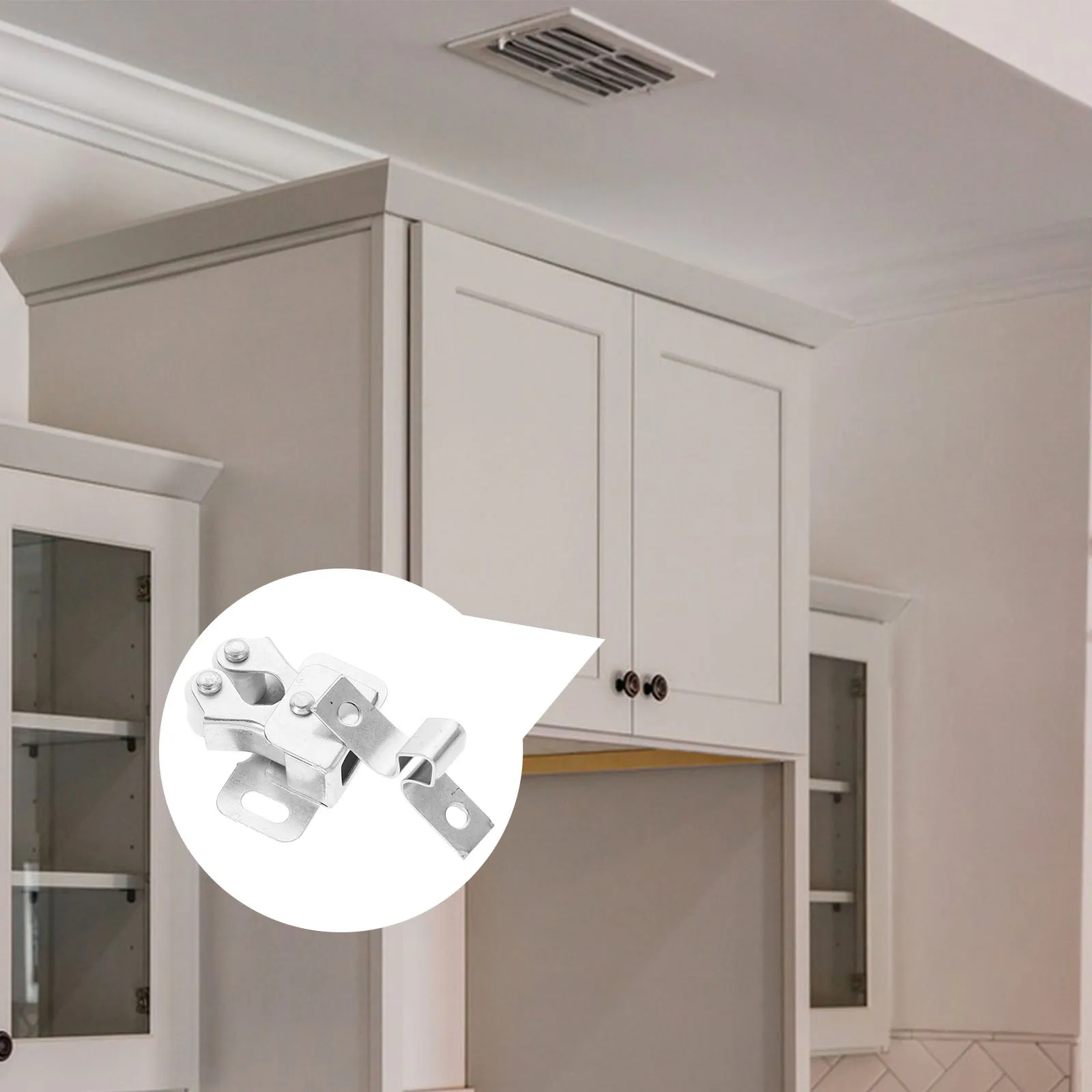 

20 set Cabinet Door Latches Metal Ball Catches For Interior Doors Durable Furniture Closure Hardware Spring Loaded Locks