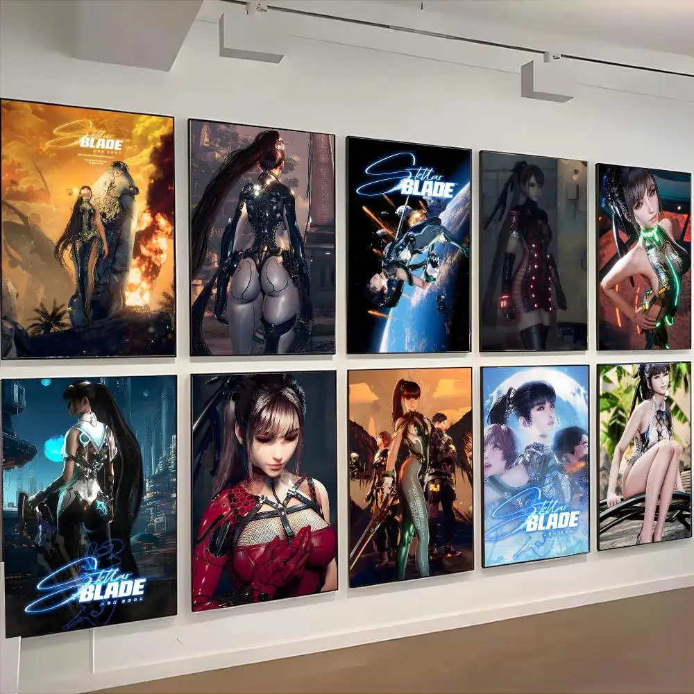 Stellar Blade Game Poster Living Room Bedroom Party Bar Decor Moisture-proof Art Wall Painting