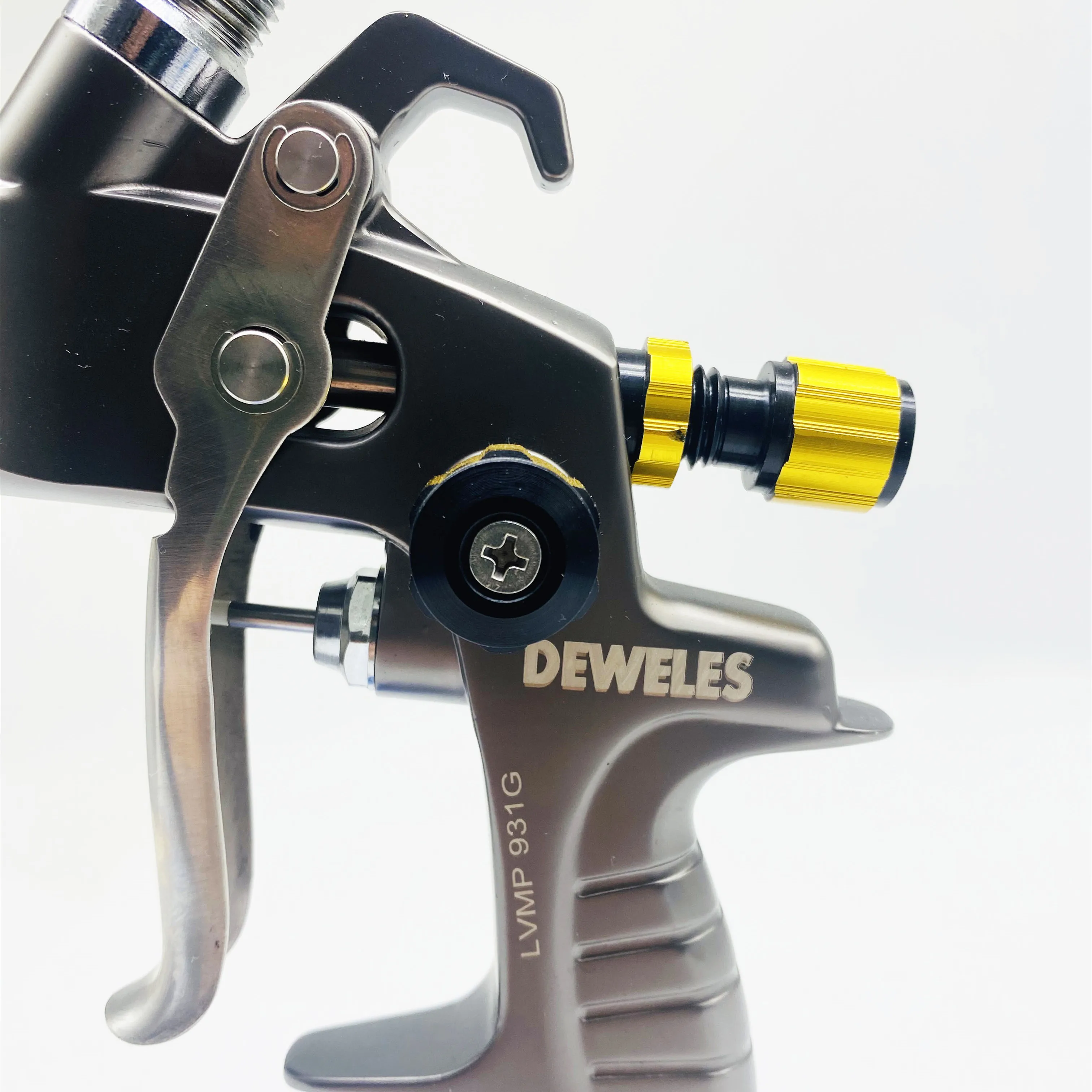 DEWELES High Quality Hvlp Paint Spray Gun with 931G 1.3mm Aluminum Automotive Environmental Friendly Pneumatic Tools For Car