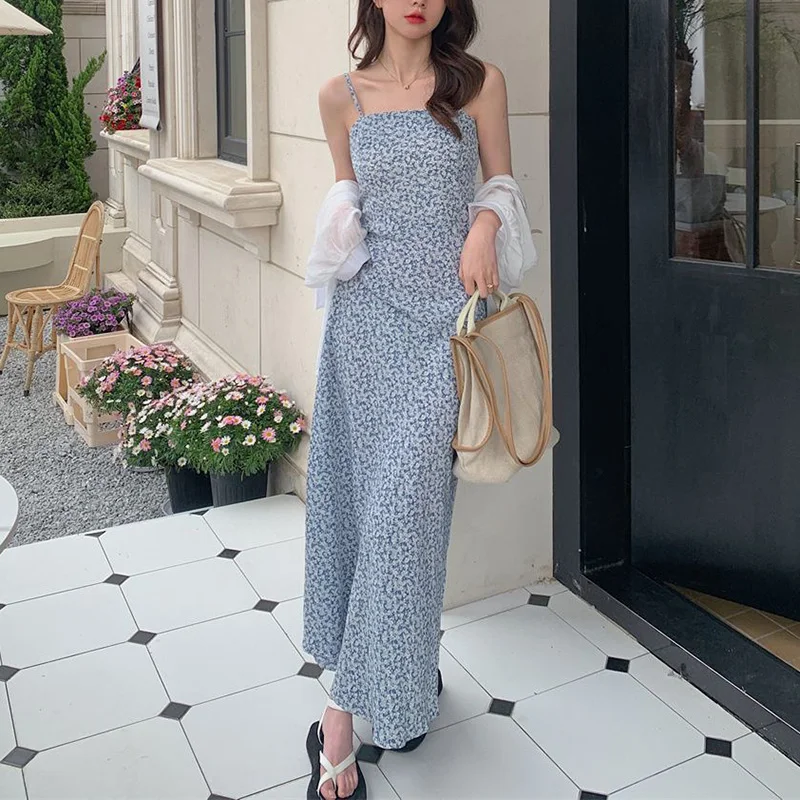 2026 Neues Damen Sommer-Minikleid Elegantes Blumenprint-Kleid Mädchen Retro Lässiges Strand- und Urlaubskleid