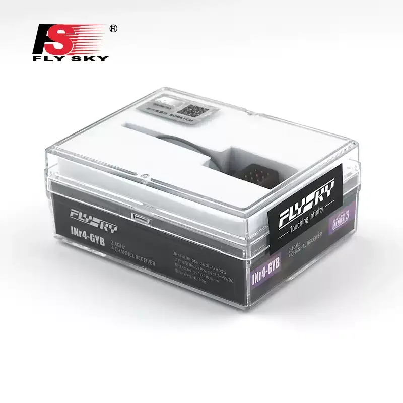 Flysky 4 Channels Noble NB4 Gyro Receiver INr4 GYB Receiver for Flysky NB4 Noble Lite Noble Pro Radio Transmitter AFHDS 3