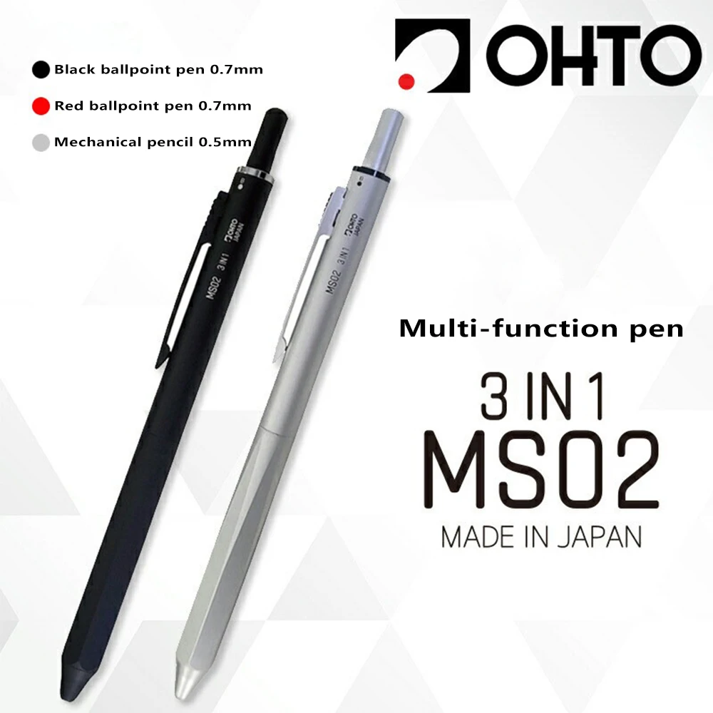 stylo-multifonction-japonais-ohto-ms02-a-detection-de-gravite-3-en-1-2-stylos-a-bille-et-1-crayon-mecanique-fournitures-de-bureau-papeterie-scolaire