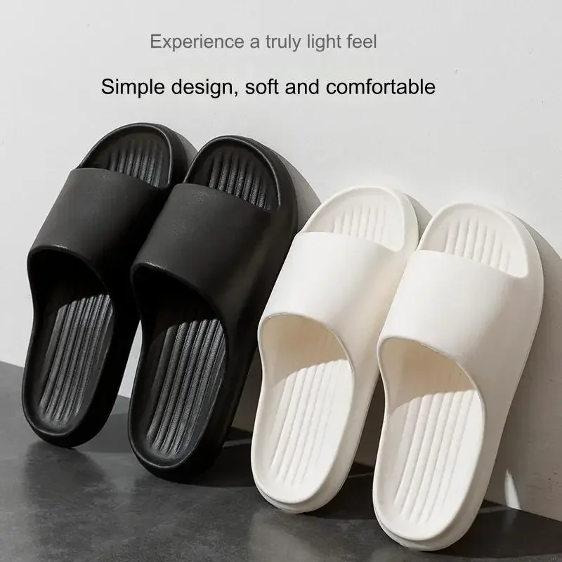 

Summer EVA Soft Soled Women Slippers Indoor Home Casual Flat Flip Flops Bathroom Non-slip Slipper Outdoor Men Beach Slides Shoes