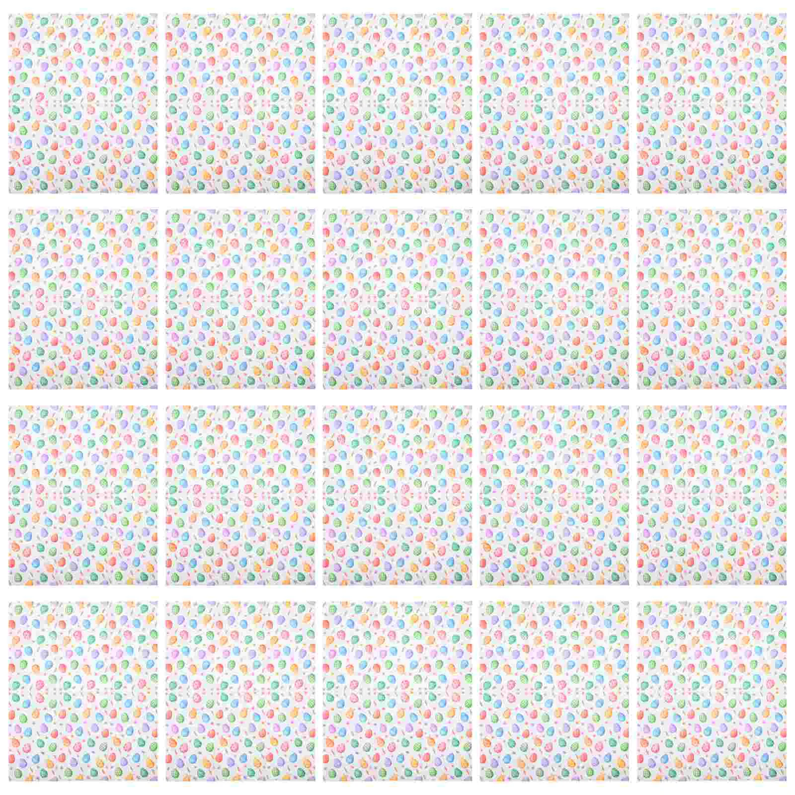 20 Pcs 부활절 냅킨 일회용 휴일 장식 어린이 파티 종이 축제 흡수성 독특한 인쇄 테이블