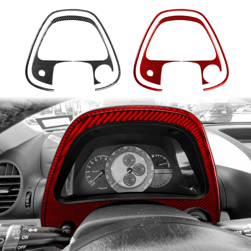 For Lexus IS200 IS300 1999-2005 Carbon Fiber Instrument Speedometer Surround Panel Cover Trim Interior Decoration Car Stickers