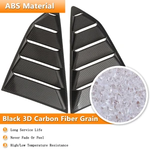 Car Blind Vent Vent Tric, Scoop Lob, Dekorationsaufkleber, Camarlet Camaro 2017-2023, Außenzubehör, Schwarz, Schwarz 8 Hauptverkäufe Camaro Louver - №5