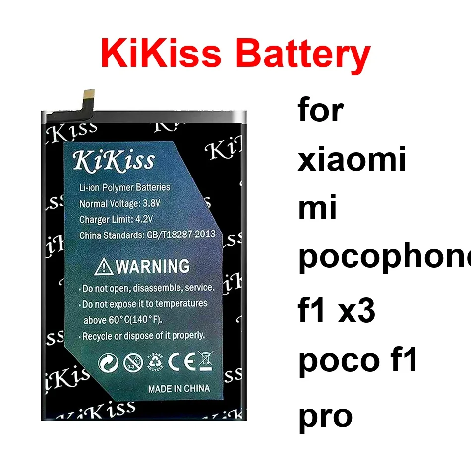 

Аккумулятор для мобильного телефона с длительным сроком службы BN61 BN57 BM4E 5400-7000 мАч для Xiaomi MI Pocophone F1 X3 Poco Pro