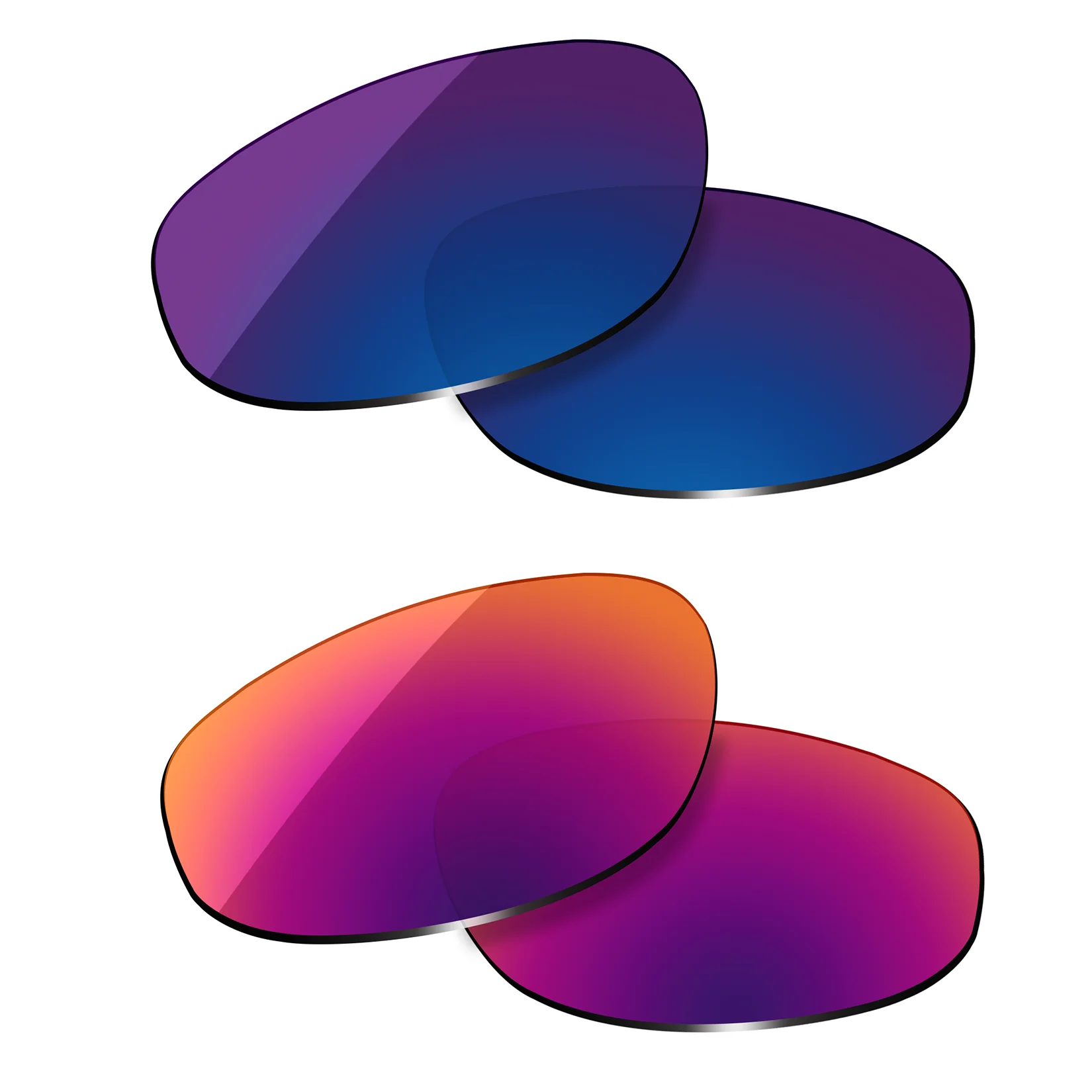 عدسات OOWLIT المستقطبة البديلة المتوافقة مع نظارات Wiley X SG-1 الشمسية