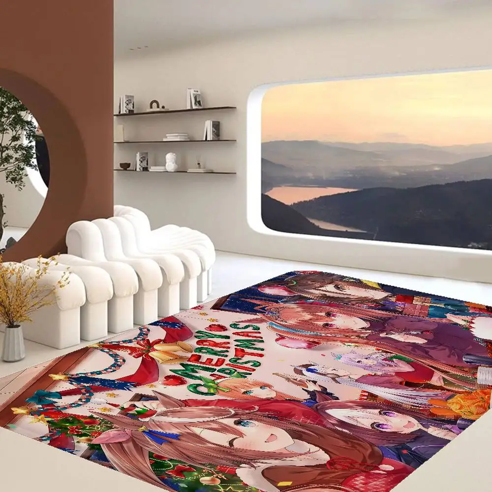 Uma Musume Pretty Derby Cute Floor Mat Non-Slip Laundry Room Mat Laundry Decor Balcony Child Living Room Bedside Mats